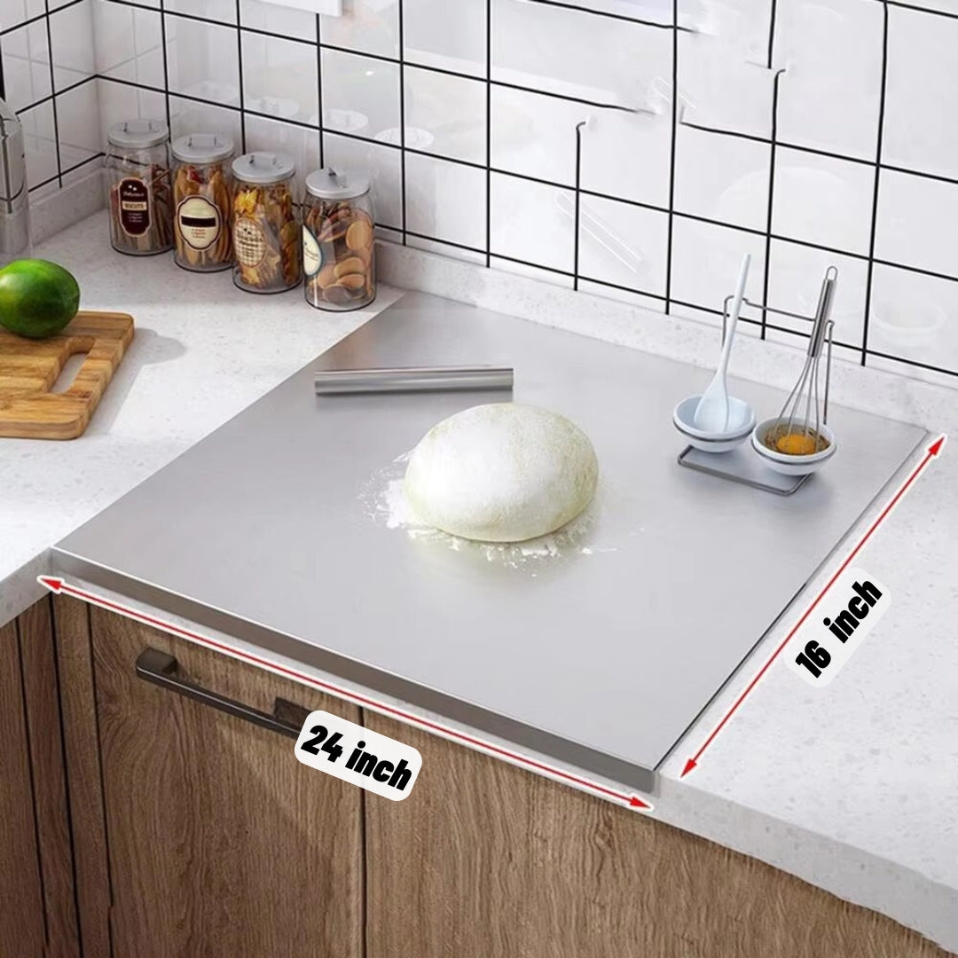 (১৬ইঞ্চি লম্বা ২৪ ইঞ্চি চওড়া)Stainless Steel Cutting Board