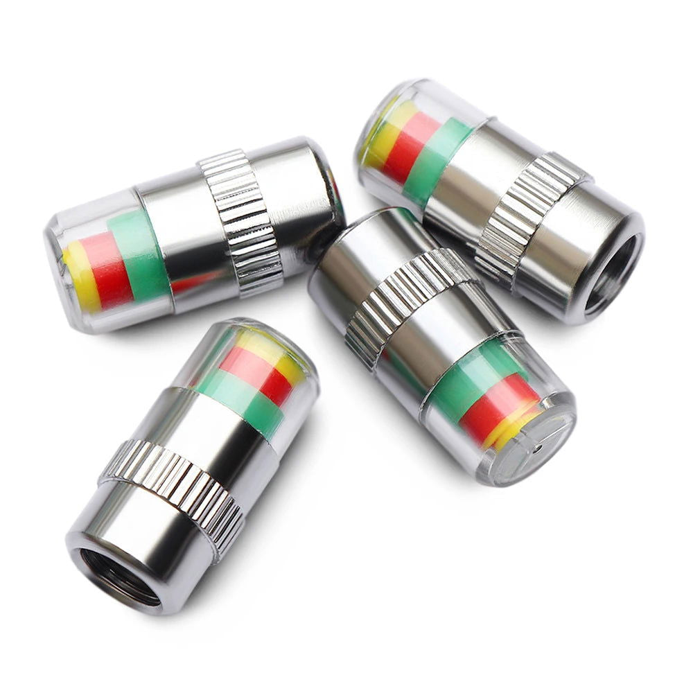 (4pcs Set) Tire Pressure Gauge Cap Sensor for Car - China To BD Web