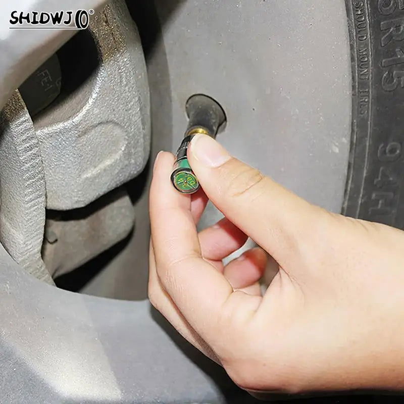 (4pcs Set) Tire Pressure Gauge Cap Sensor for Car - China To BD Web