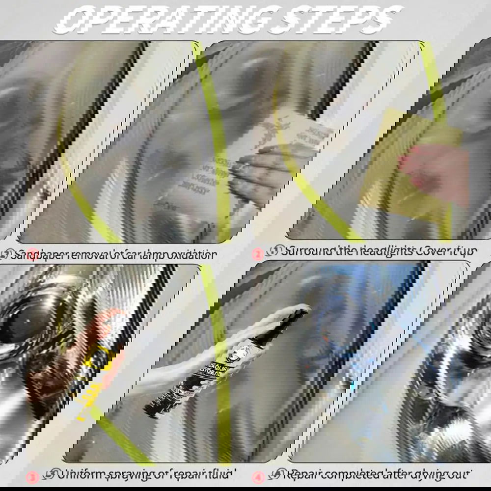 Car Headlight Coating Spray Liquid Car Light Cleaner And Restorer UV Resistant Long Lasting Head Light Coating Spray For car SUV - China To BD Web