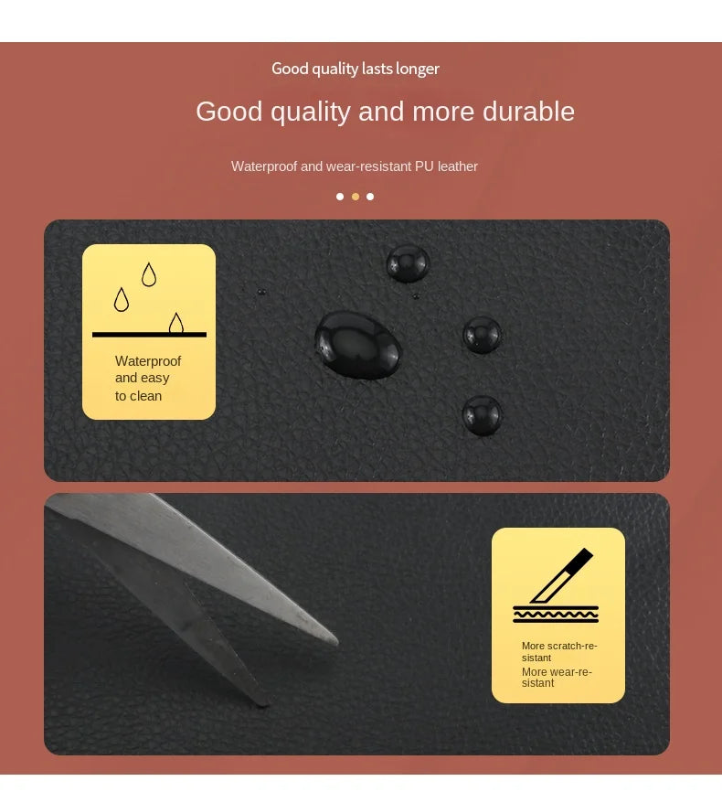 ( কালো - লম্বা ৪.৫০ফুট -চওড়া ২.৩০ফুট ) Self-adhesive Leather Stickers Patch