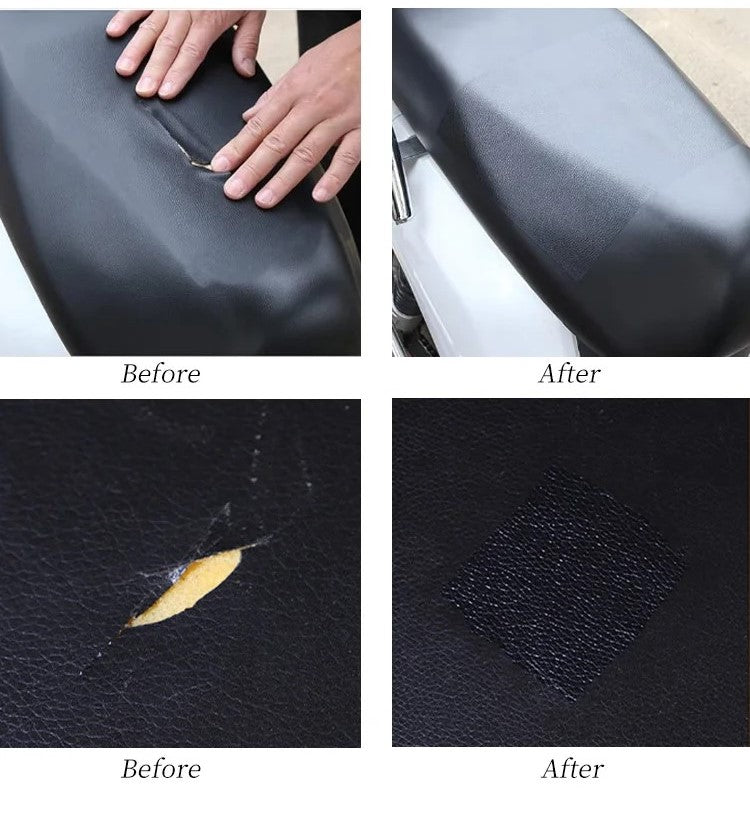 ( কালো - লম্বা ৪.৫০ফুট -চওড়া ২.৩০ফুট ) Self-adhesive Leather Stickers Patch