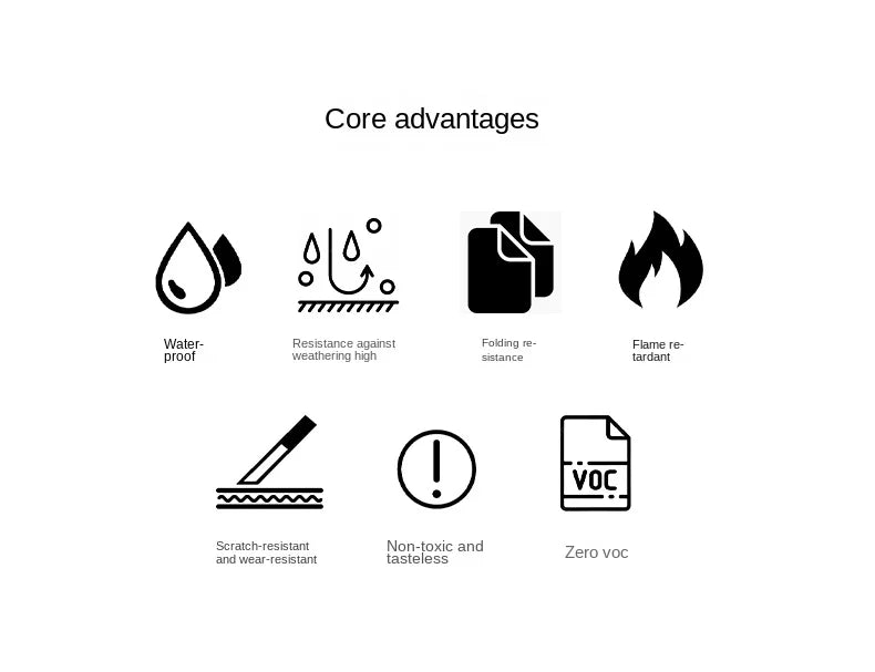 ( কালো - লম্বা ৪.৫০ফুট -চওড়া ২.৩০ফুট ) Self-adhesive Leather Stickers Patch