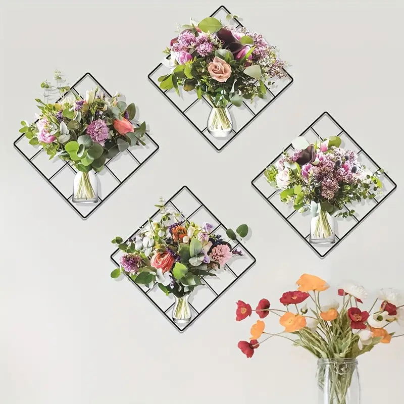 Mesh Flower Pattern Sticker টাইপ-১ ( ৪ পিচের সেট ) - China To BD Web