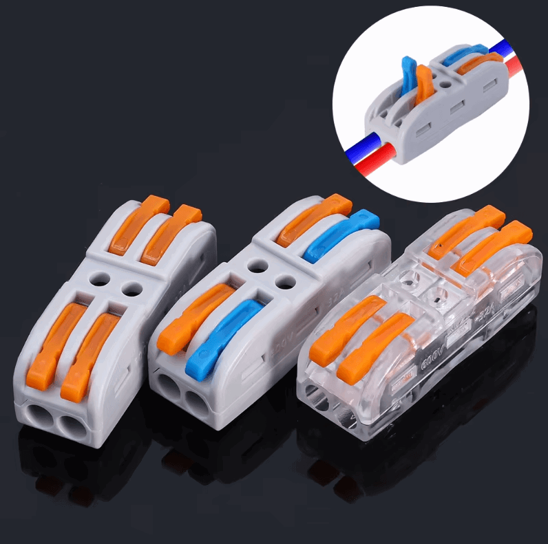(২০পিচ মাত্র ১৮০০ টাকা)Mini Fast Wiring Cable Connectors Universal Compact Splitter - China To BD Web