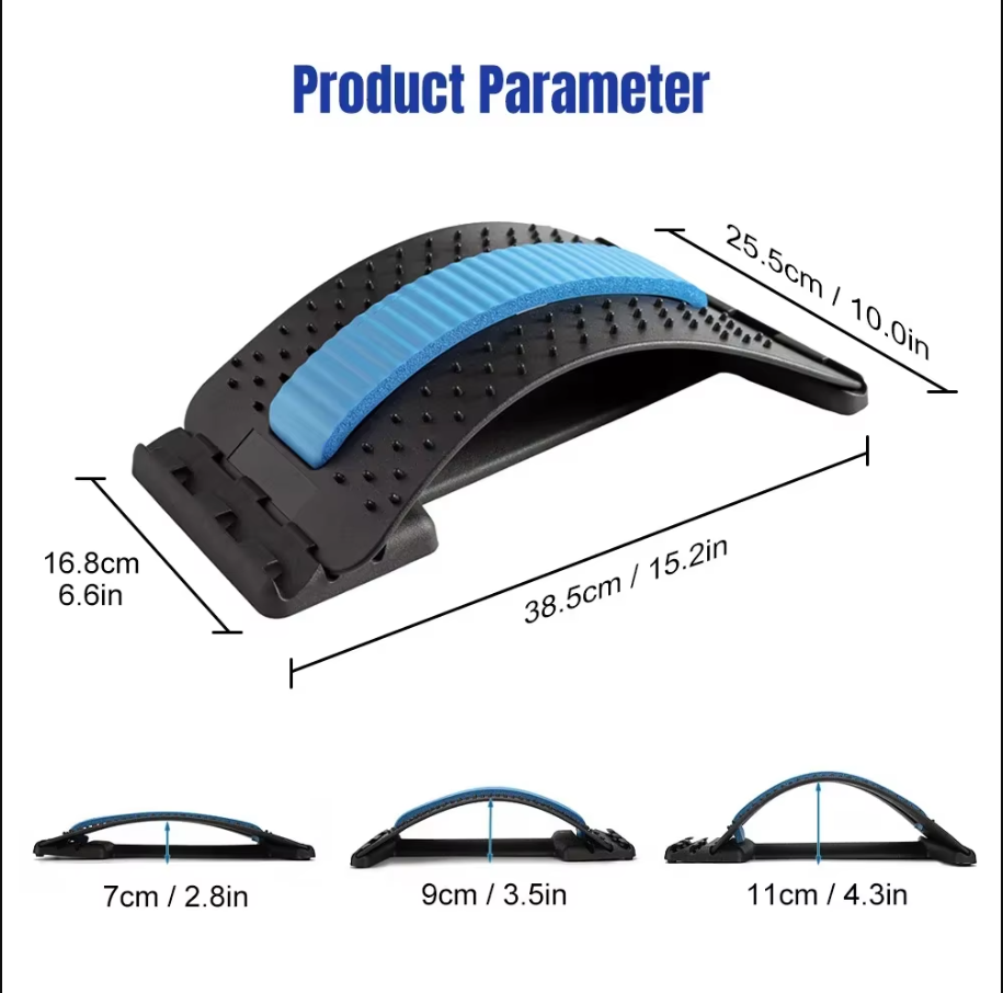 (পিঠ, কোমর এবং ঘাড়ের ব্যথা)Multi-Level Adjustable Back Massager - China To BD Web