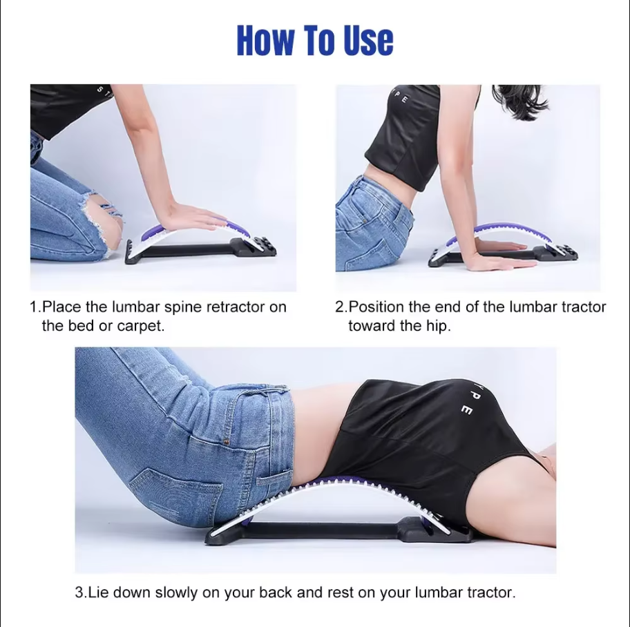 (পিঠ, কোমর এবং ঘাড়ের ব্যথা)Multi-Level Adjustable Back Massager - China To BD Web