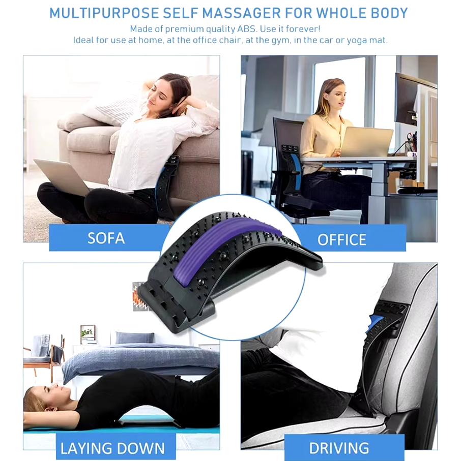(পিঠ, কোমর এবং ঘাড়ের ব্যথা)Multi-Level Adjustable Back Massager - China To BD Web