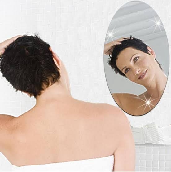 (OVAL) Arcylic Mirror Stickers 27*42CM Wall Stickers - China To BD Web