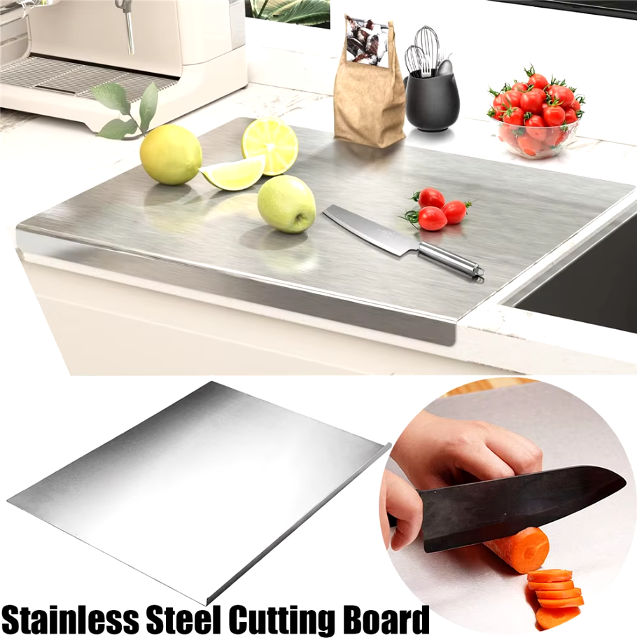 (১৬ইঞ্চি লম্বা ২৪ ইঞ্চি চওড়া)Stainless Steel Cutting Board