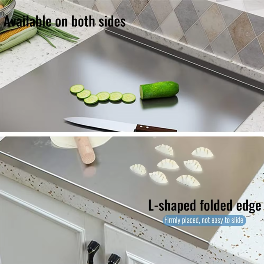 (১৬ইঞ্চি লম্বা ২৪ ইঞ্চি চওড়া)Stainless Steel Cutting Board