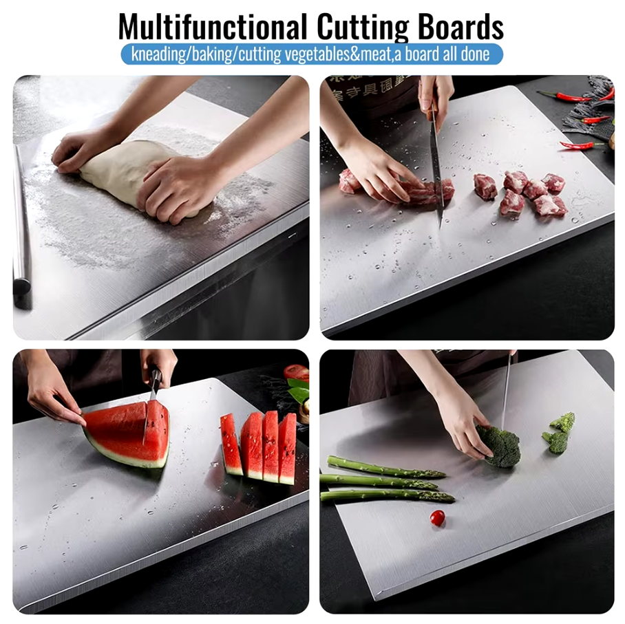 (১৬ইঞ্চি লম্বা ২৪ ইঞ্চি চওড়া)Stainless Steel Cutting Board