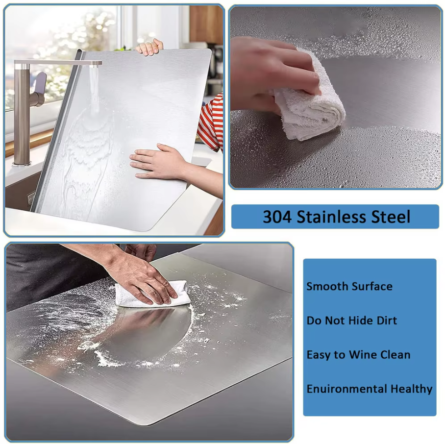 (১৬ইঞ্চি লম্বা ২৪ ইঞ্চি চওড়া)Stainless Steel Cutting Board