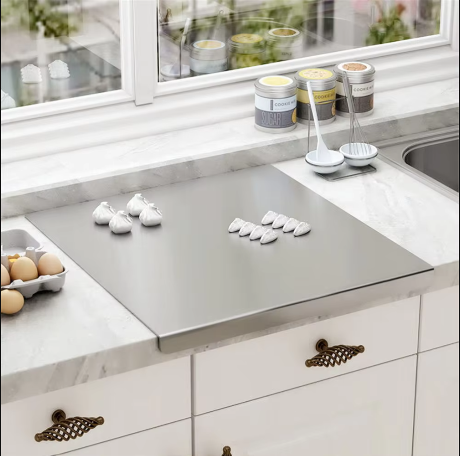 (১৬ইঞ্চি লম্বা ২৪ ইঞ্চি চওড়া)Stainless Steel Cutting Board