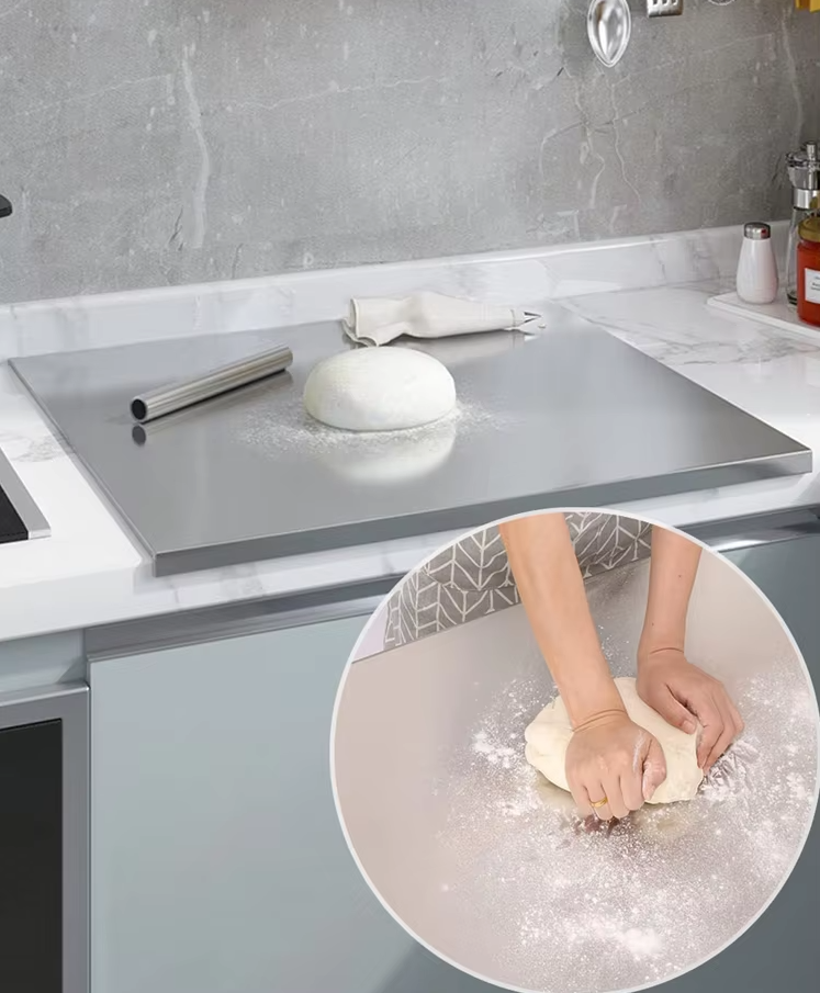 (১৬ইঞ্চি লম্বা ২৪ ইঞ্চি চওড়া)Stainless Steel Cutting Board