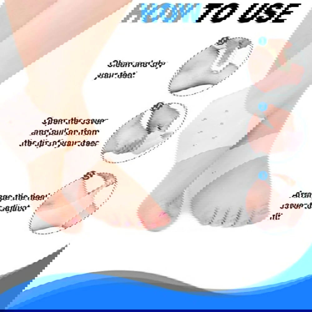 Silicone Feet Care Socks Moisturizing Gel Heel Thin Socks - China To BD Web