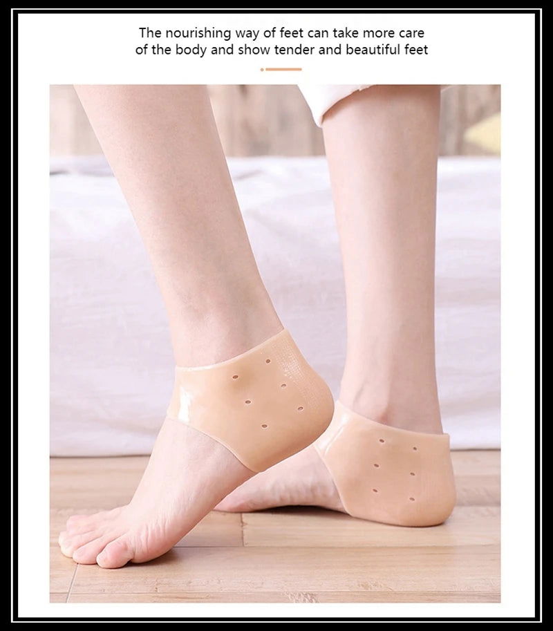Silicone Feet Care Socks Moisturizing Gel Heel Thin Socks - China To BD Web