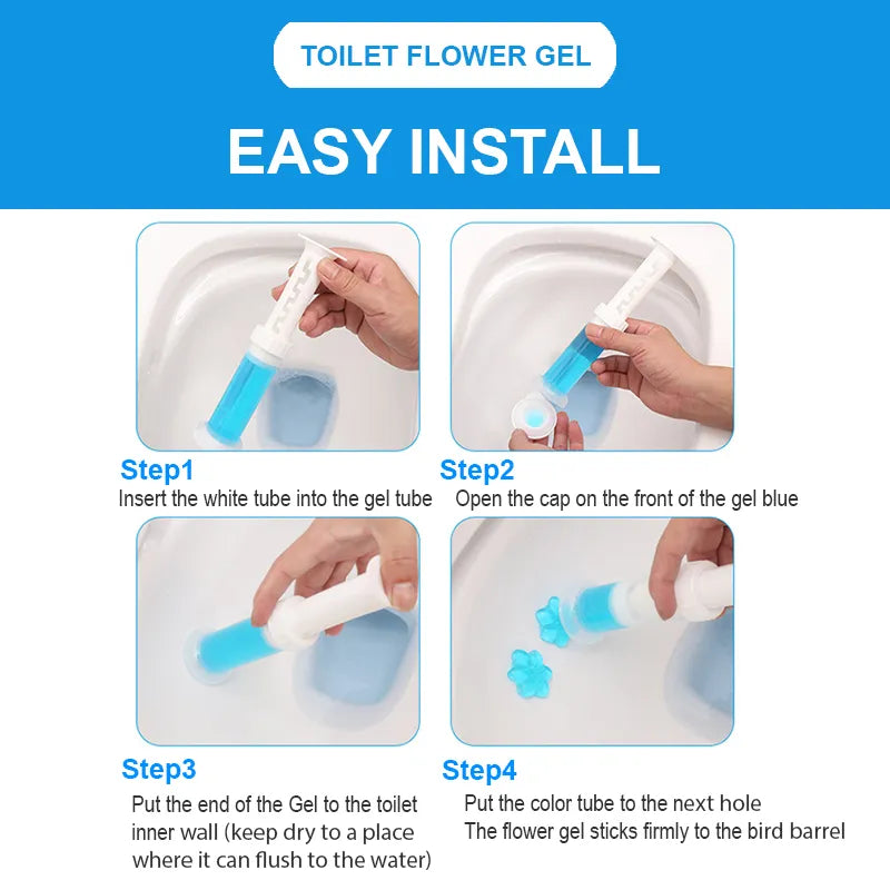 Toilet Deodorization Cleaner Gel 1pcs-Rose