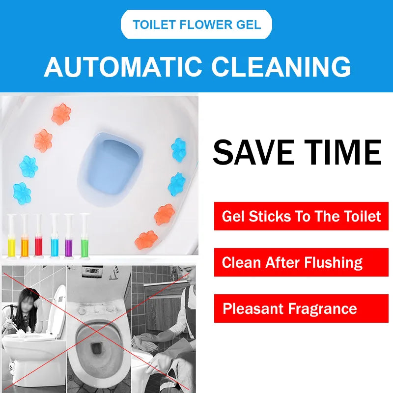 Toilet Deodorization Cleaner Gel 1pcs-Rose