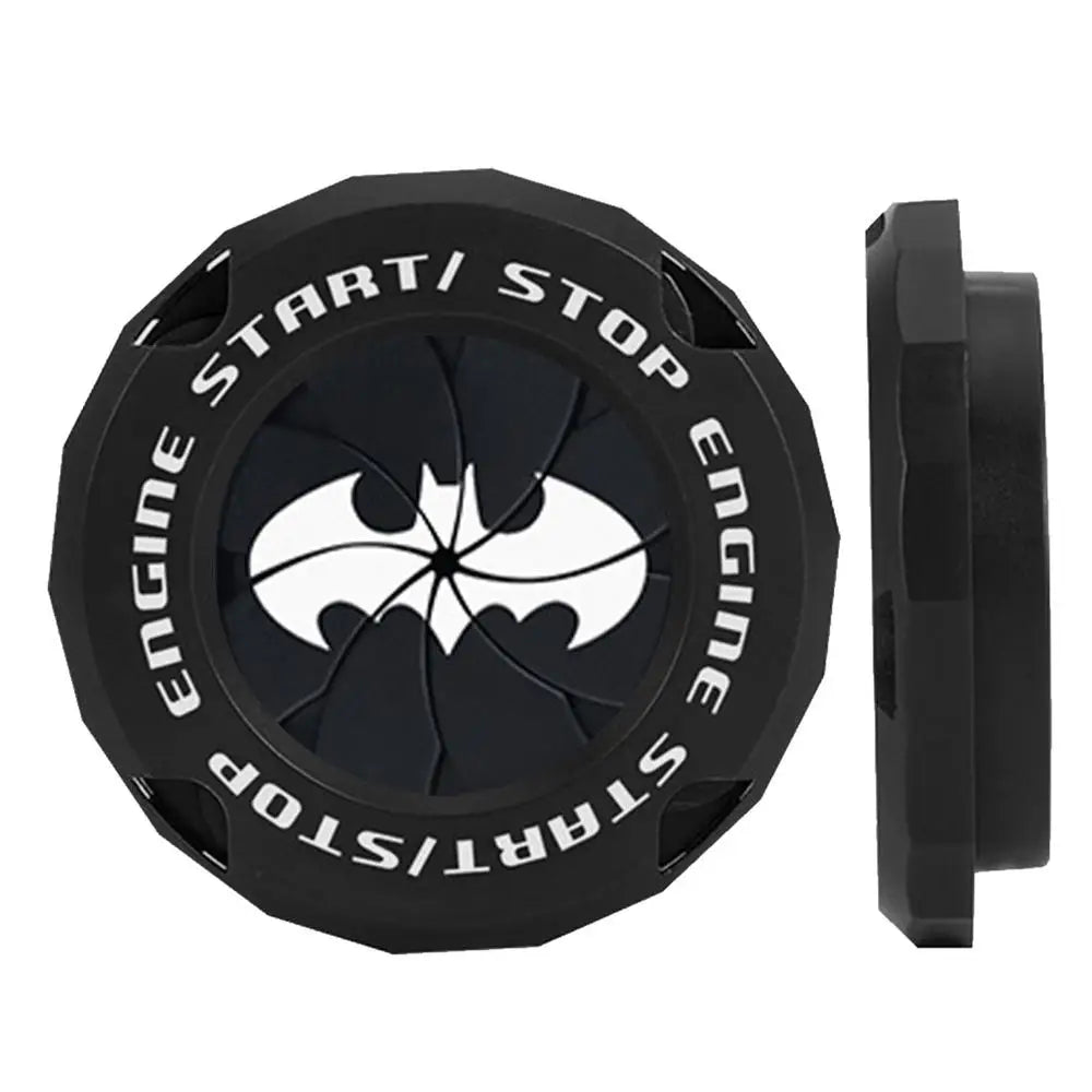( কালো কালার ) Aluminum Made Key Start Button Cover Decorative Rotary Push To Start Button Cover - China To BD Web