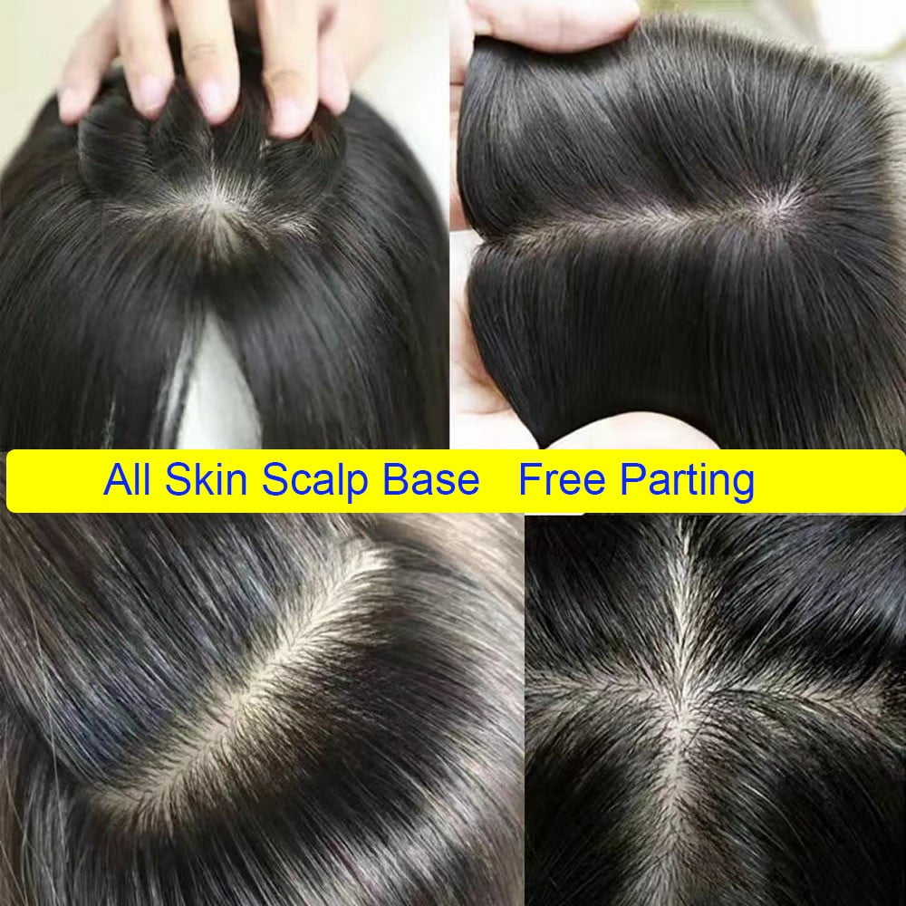 ( ন্যাচারাল ব্ল্যাক ) Clip In Hair Piece Women Real Hairpiece - China To BD Web