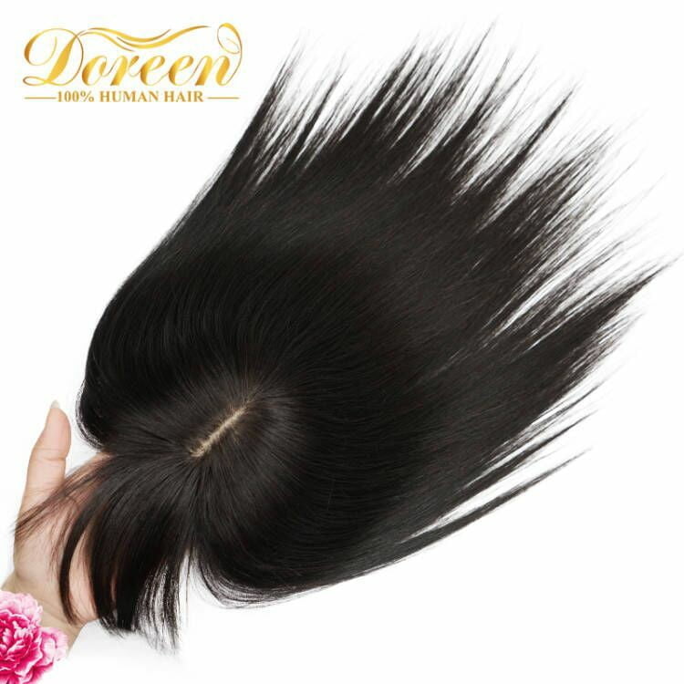 ( ন্যাচারাল ব্ল্যাক ) Clip In Hair Piece Women Real Hairpiece - China To BD Web