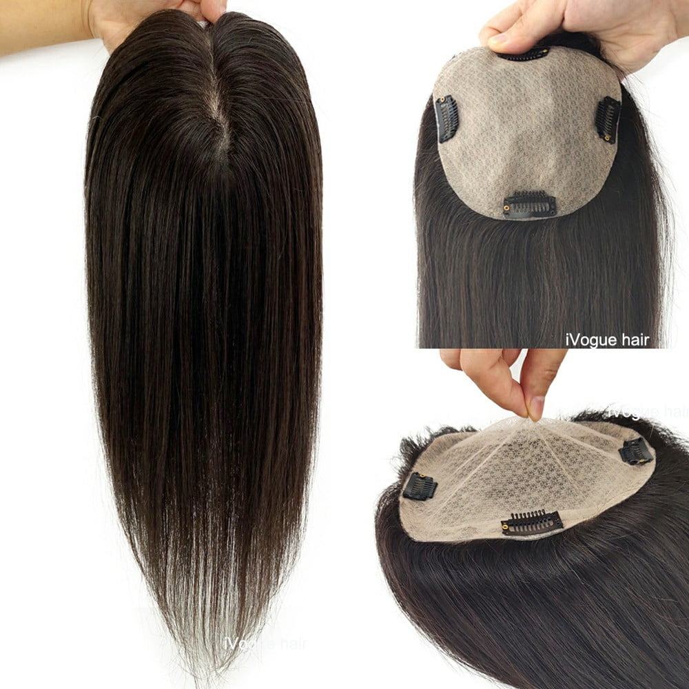 ( ন্যাচারাল ব্ল্যাক ) Clip In Hair Piece Women Real Hairpiece - China To BD Web