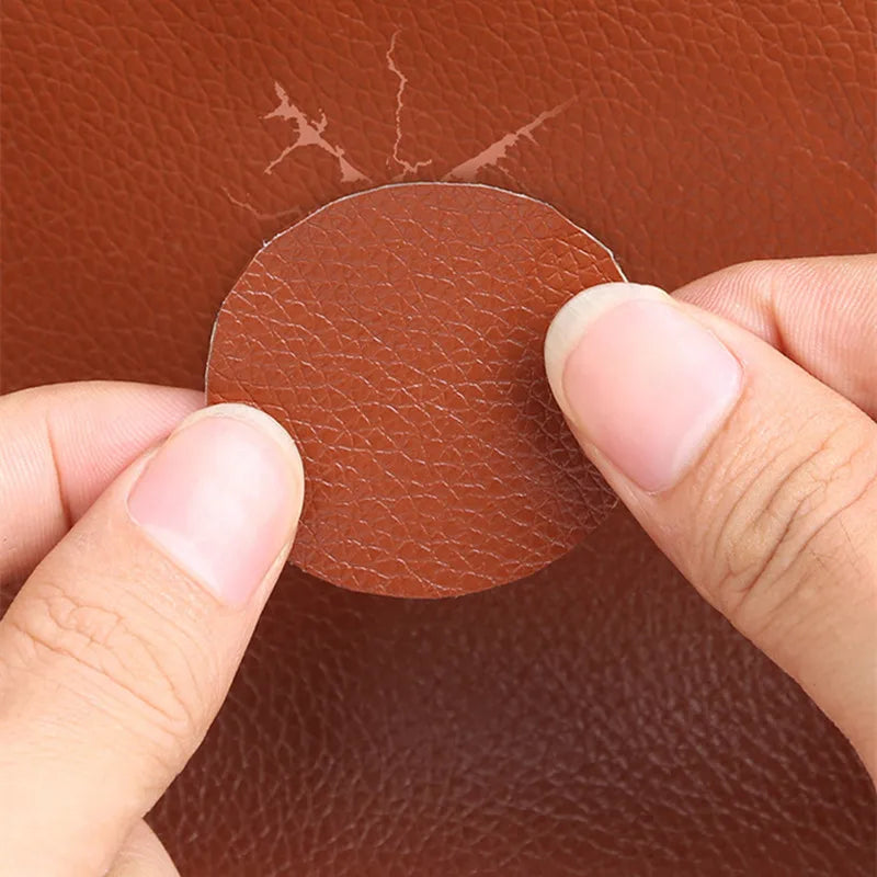 ( চকলেট - লম্বা ৪.৫০ফুট -চওড়া ২.৩০ফুট ) Self-adhesive Leather Stickers Patch