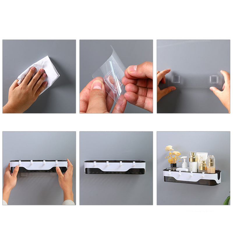 Shelf Adhesive Wall Mounted Shelf- ২ পিসের কম্বো