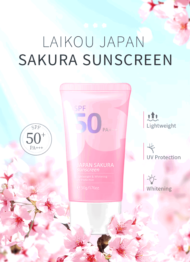 Laikou japan sakura sunscreen One Of the Best Cream + Sunscreen. - China To BD Web