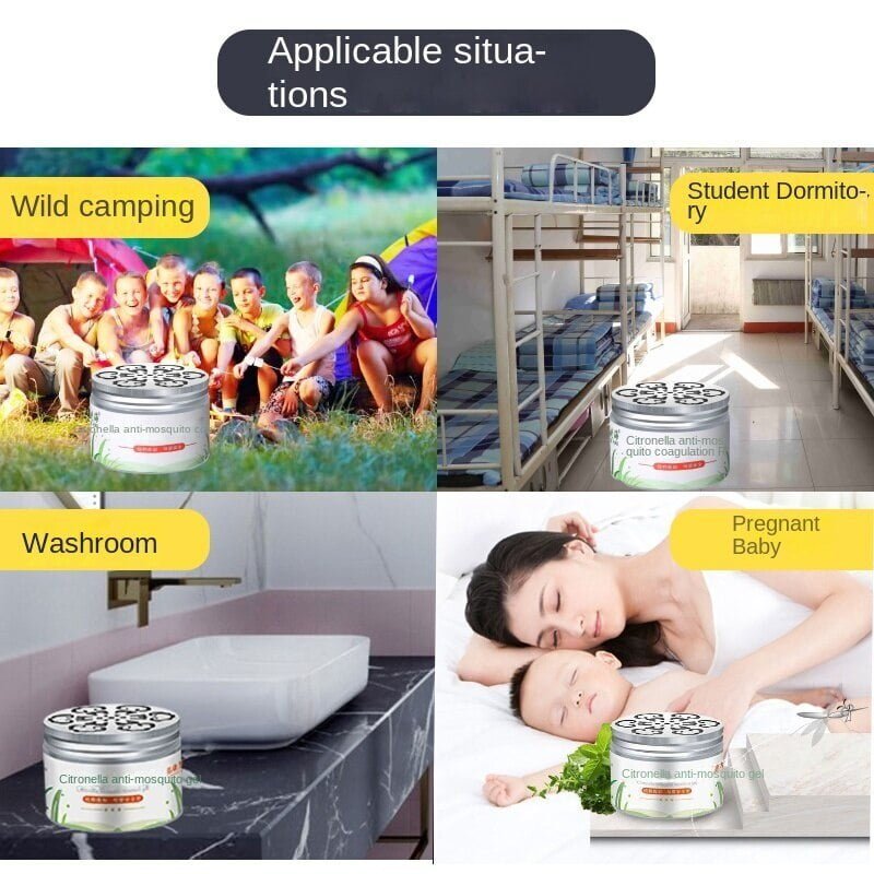 Natural Mosquito Repellent Scented Gel Protection Pure Citronella Oils Anti-Insect Non-Toxic Safe for Kids and Baby - China To BD Web