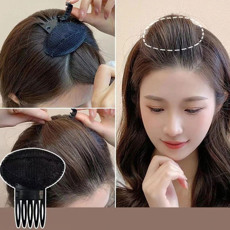 (৩ পিচের সেট ) Puff Hair Head Cushion Invisible Fluffy Hair Pad Sponge Clip - China To BD Web