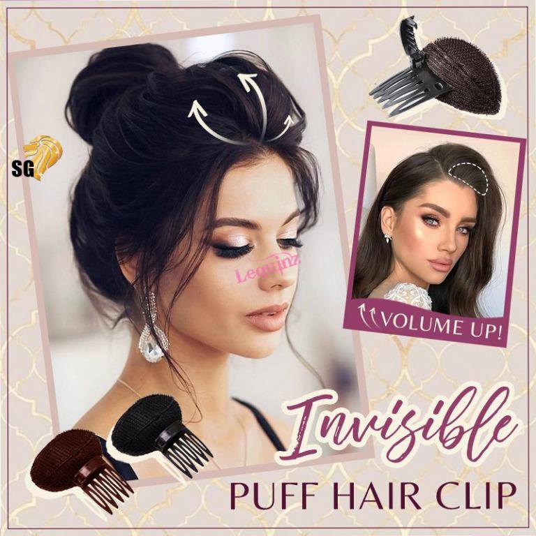 (৩ পিচের সেট ) Puff Hair Head Cushion Invisible Fluffy Hair Pad Sponge Clip - China To BD Web