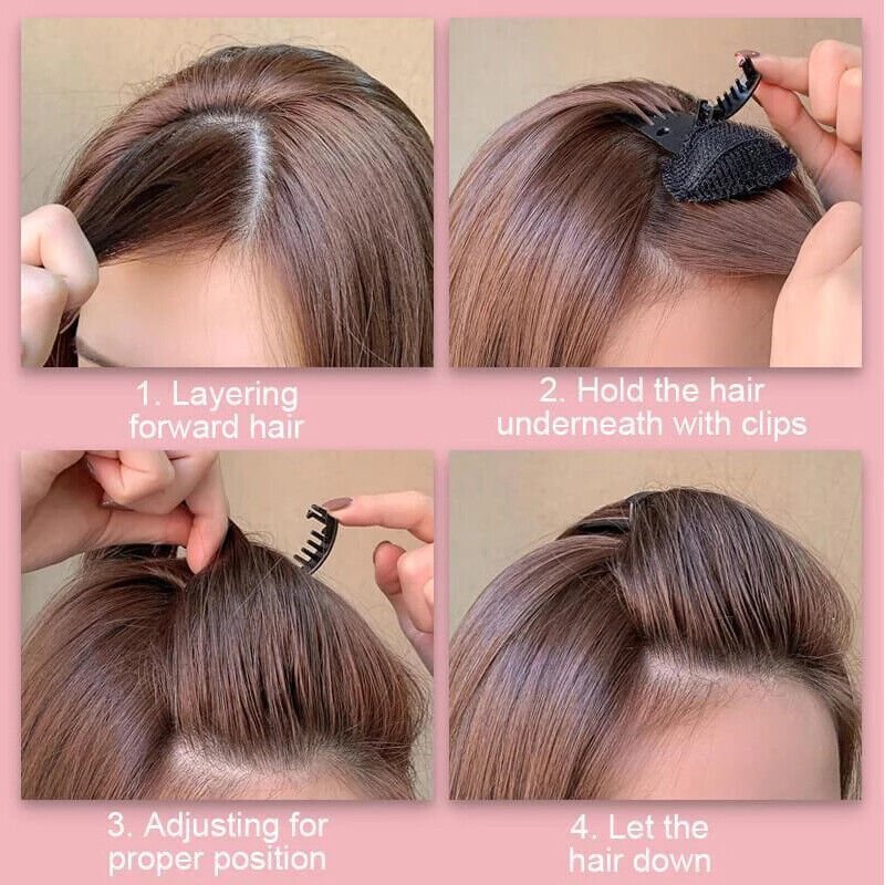 (৩ পিচের সেট ) Puff Hair Head Cushion Invisible Fluffy Hair Pad Sponge Clip - China To BD Web