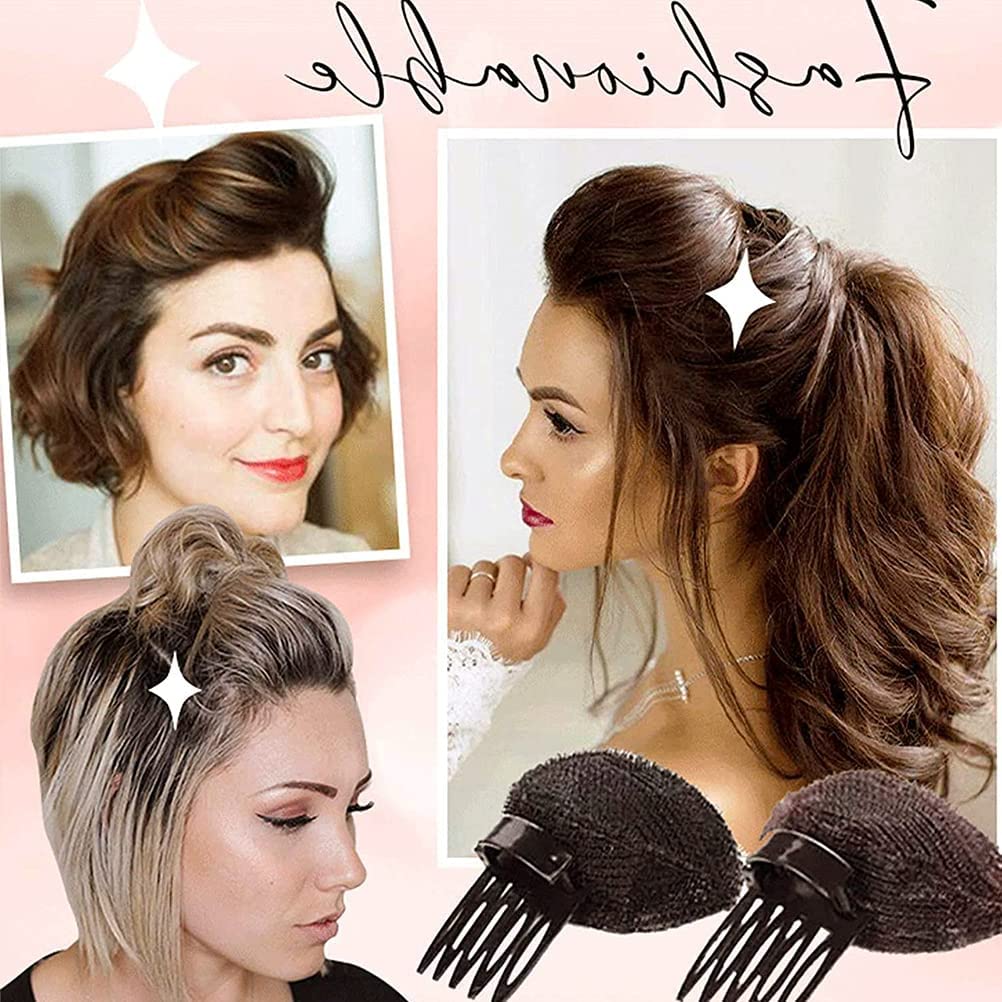 (৩ পিচের সেট ) Puff Hair Head Cushion Invisible Fluffy Hair Pad Sponge Clip - China To BD Web