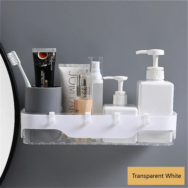 Shelf Adhesive Wall Mounted Shelf- ২ পিসের কম্বো