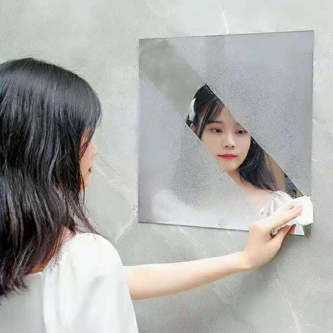 ( SQUARE )Acrylic Mirror Stickers 27*42CM Wall Stickers - China To BD Web