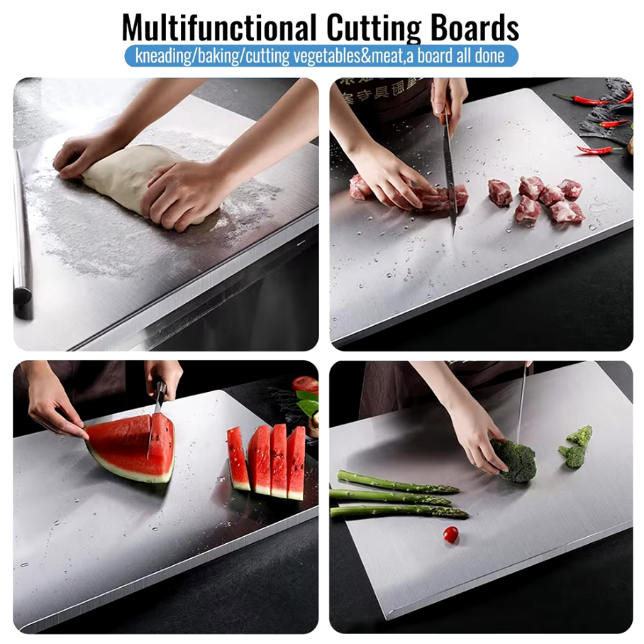 (১৬ইঞ্চি লম্বা ২৪ ইঞ্চি চওড়া)Stainless Steel Cutting Board