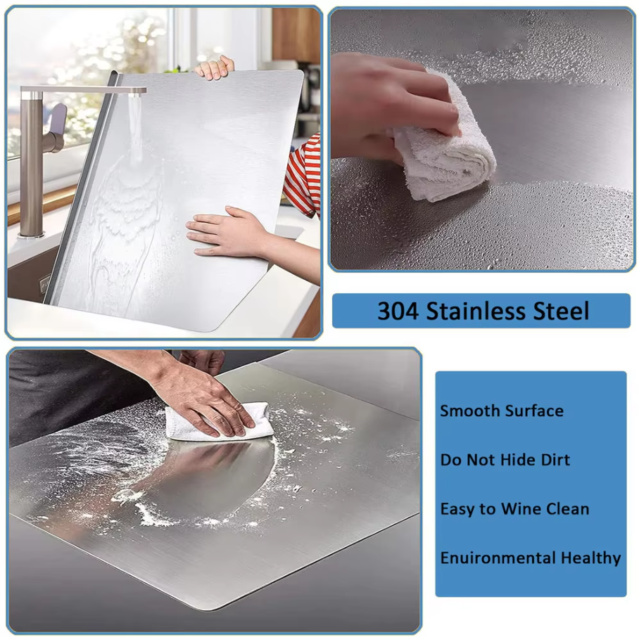 (১৬ইঞ্চি লম্বা ২৪ ইঞ্চি চওড়া)Stainless Steel Cutting Board