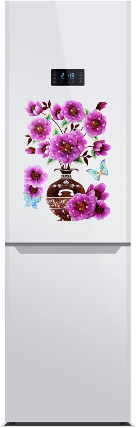 Vase Wall Sticker Waterproof Lovely Simulation Butterfly Floral Decals - China To BD Web