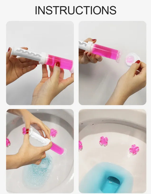 Toilet Deodorization Cleaner Gel 1pcs-Rose